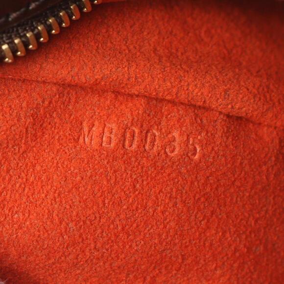 LOUIS VUITTON Authentic Brown Damier Leather Tote Bag - Picture 6 of 9